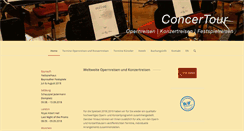 Desktop Screenshot of concertour.de